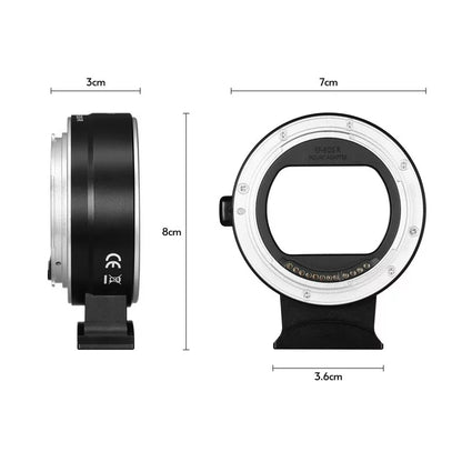 Adaptador Andoer para montura Canon EF/EF-S a RF