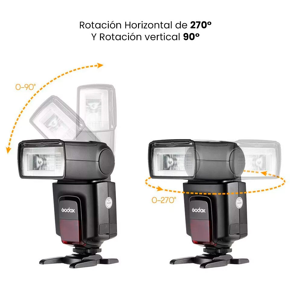 Godox TT520 II Flash de cámara con transmisor