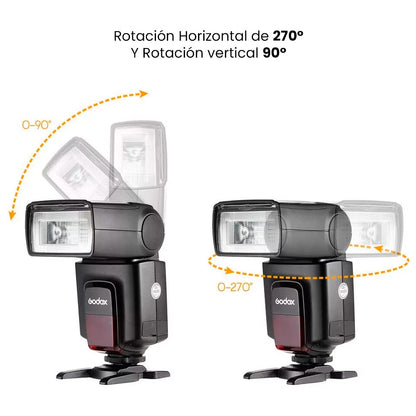 Godox TT520 II Flash de cámara con transmisor